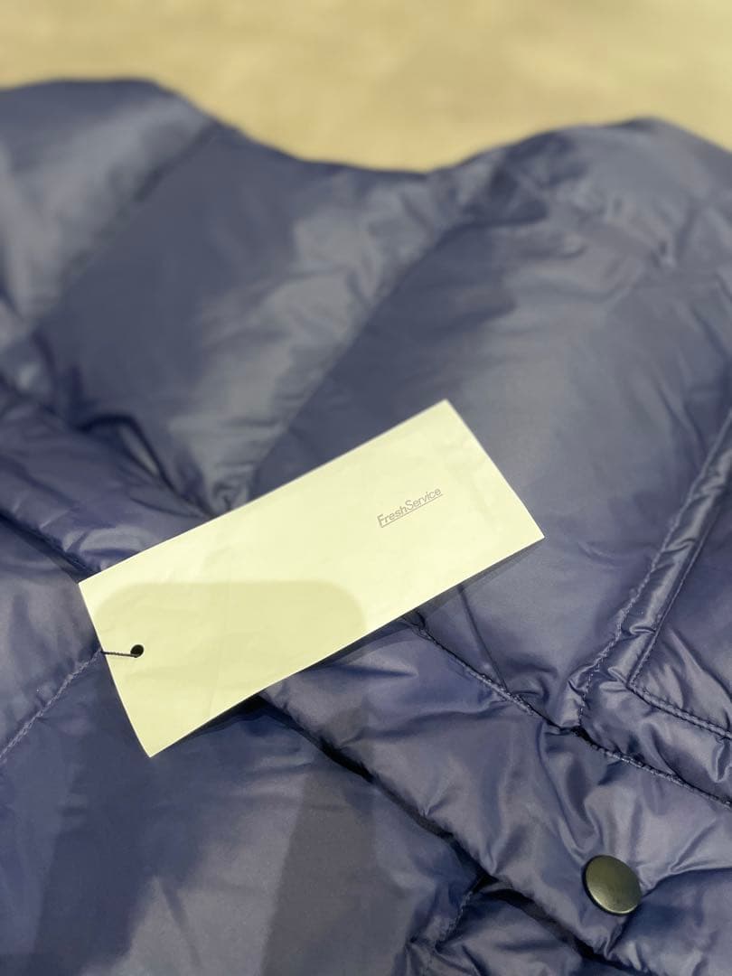 新品‼️フレッシュサービス コーポレートダウンベスト Mサイズ　ネイビー