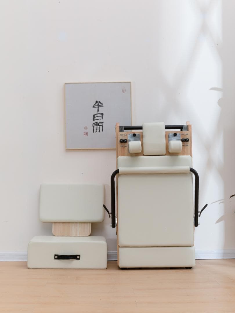 新品ウッドフォルダブルピラティスリフォーマー セット