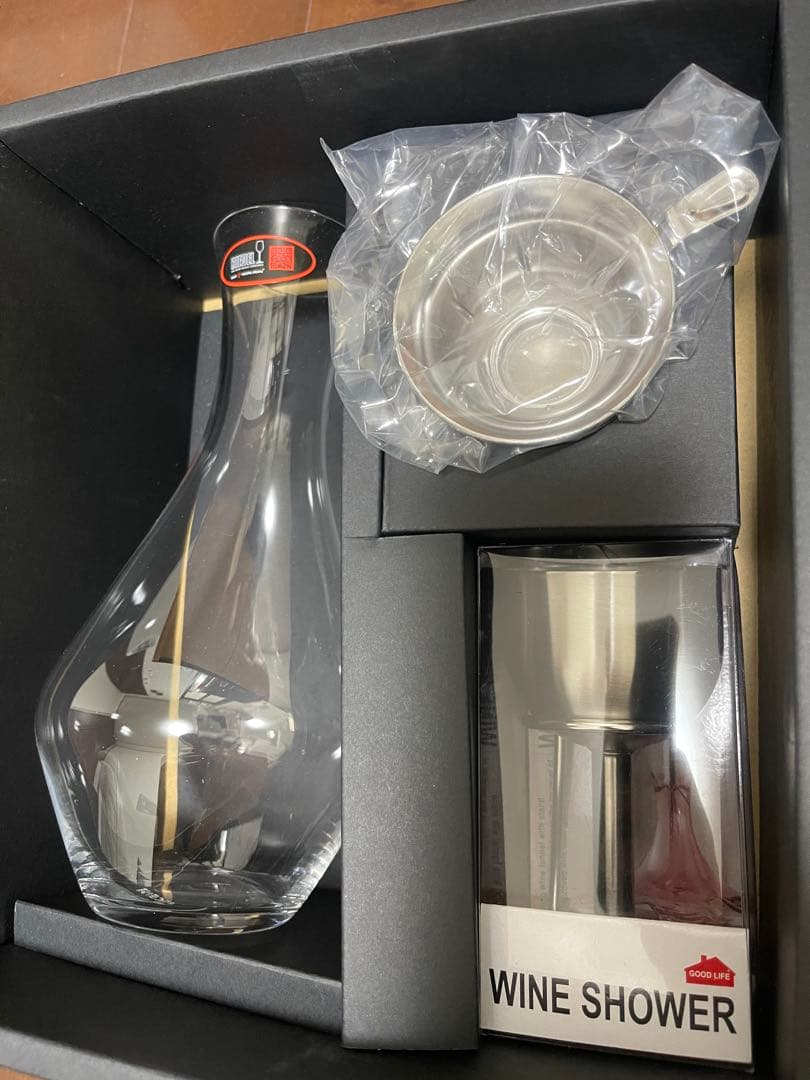 リーデルデキャンタ ワインシャワーギフトセット