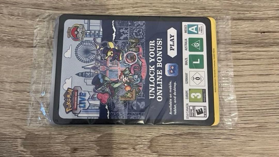 【未開封】WCS2022 プロモカード パラダイスリゾート アナハイム限定