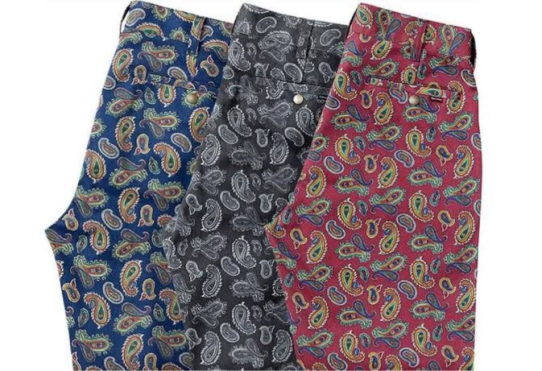 パンツ Supreme Paisley Work Pant Mark Gonzale