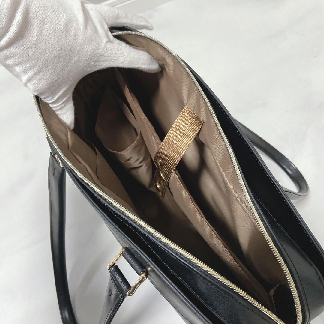 目々澤鞄 ビジネスバッグ A4対応 肩掛け2way 極美品 225259