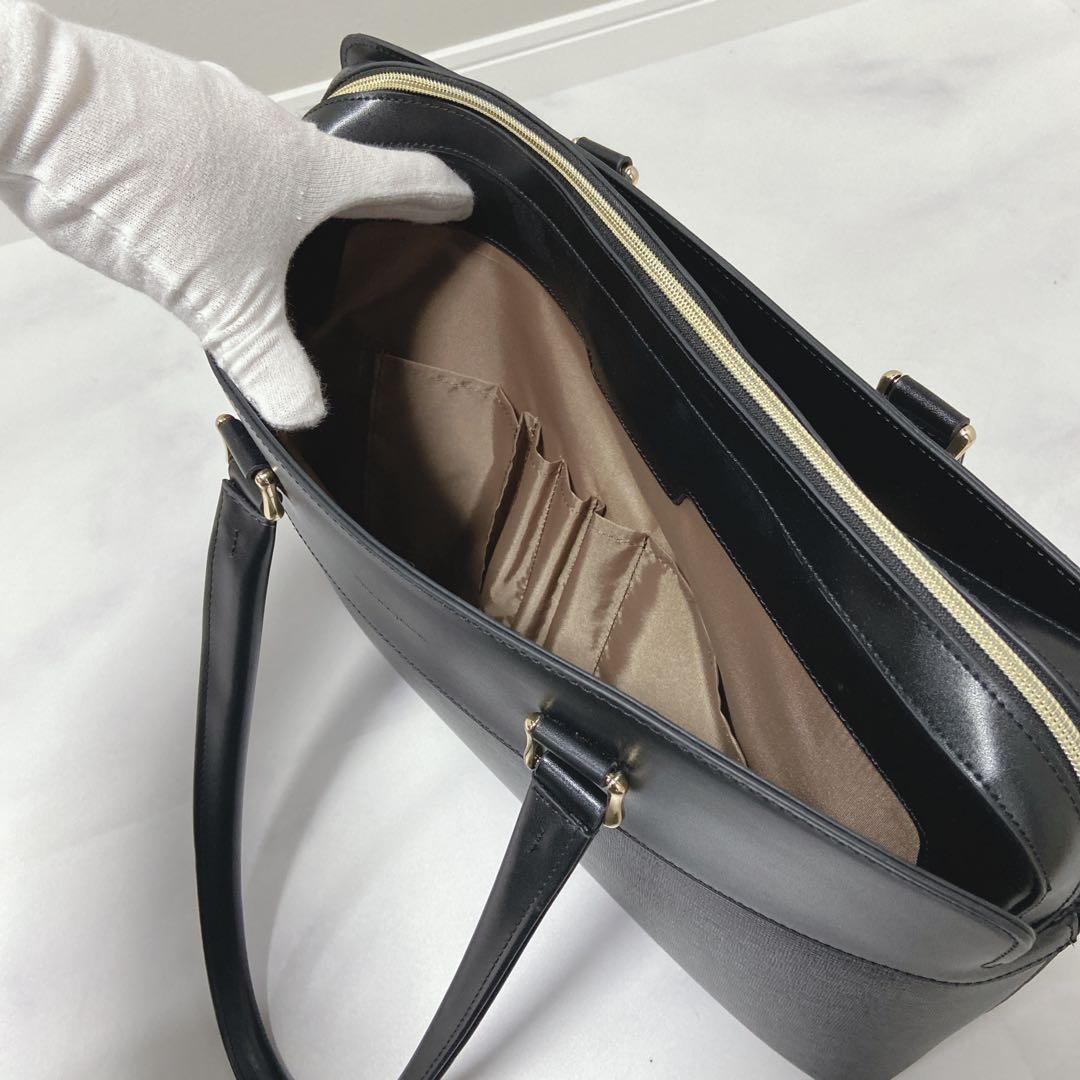 目々澤鞄 ビジネスバッグ A4対応 肩掛け2way 極美品 225259