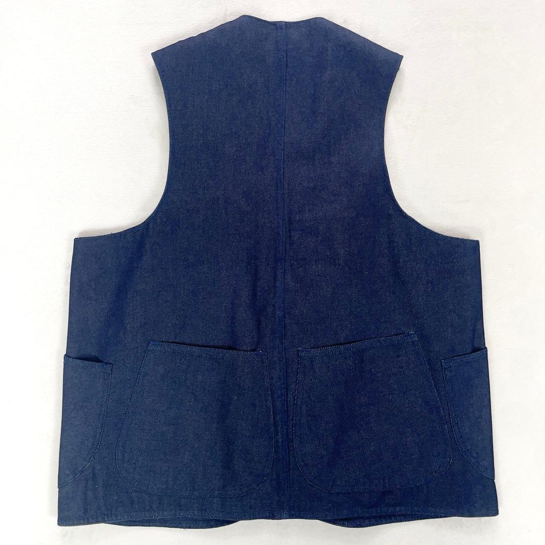 【未使用•サンプル品】 ノンウォッシュ デニム 美品 トラベラーベスト L~XL
