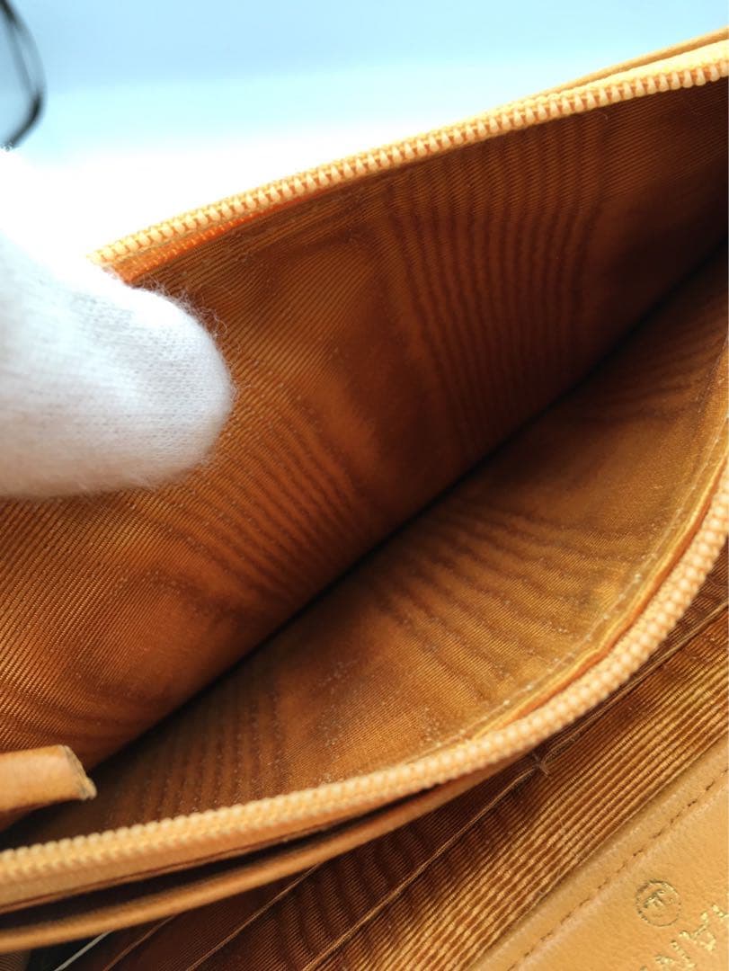 シャネル　キャビアスキン　長財布　ポーチ