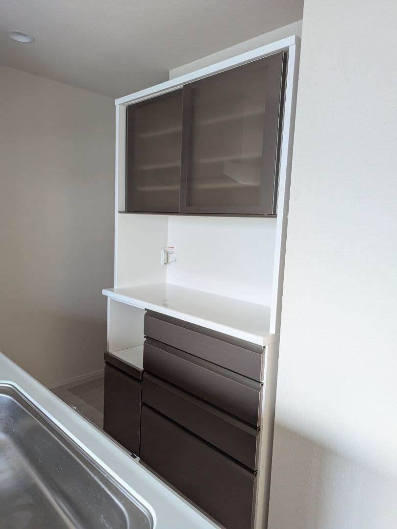 パウモナ食器棚LF幅120×高さ198×奥行45 日本製 LF-S1200R