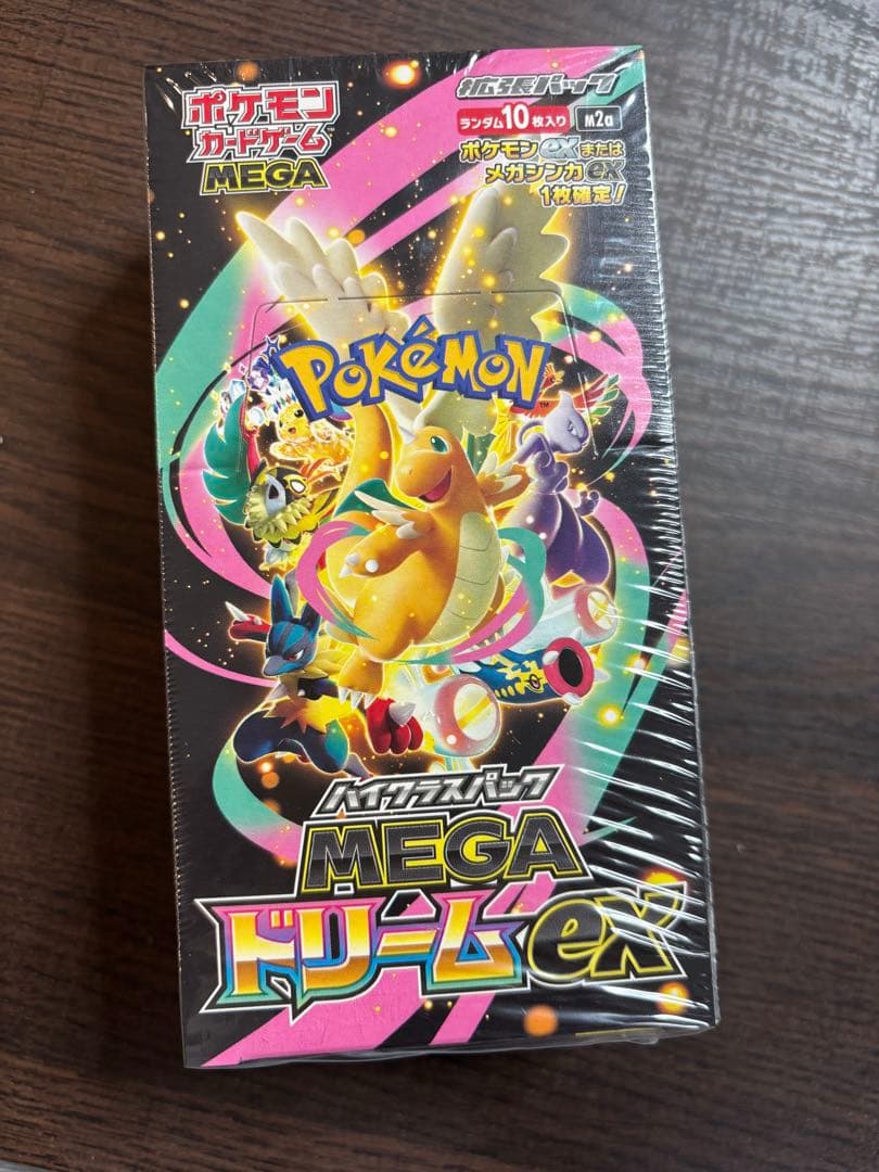 ポケモンカード シュリンク付き MEGAハイクラスパック ドリームex1box