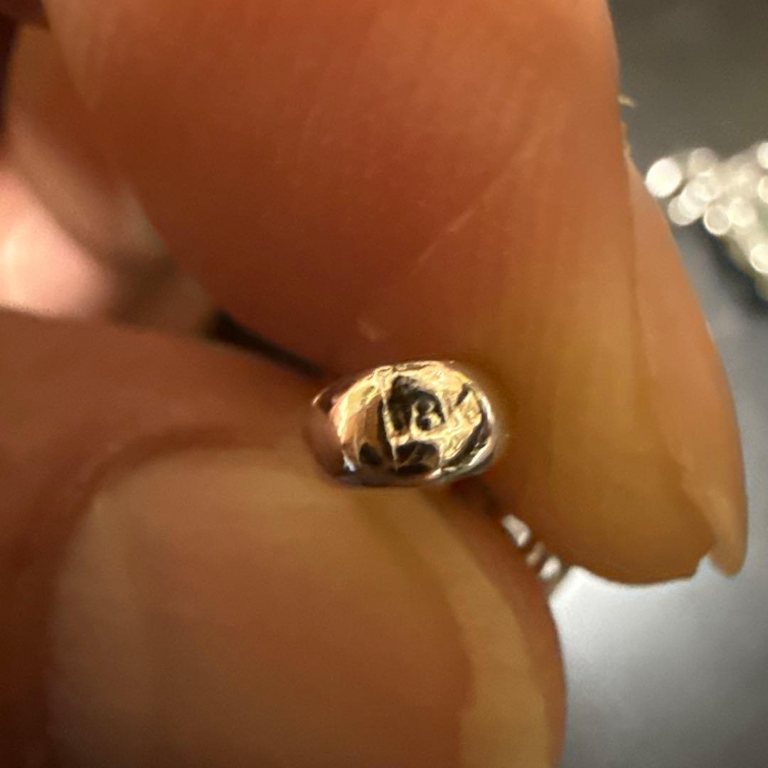 宝石ペンダント 3個セット　18K ホワイトゴールド？