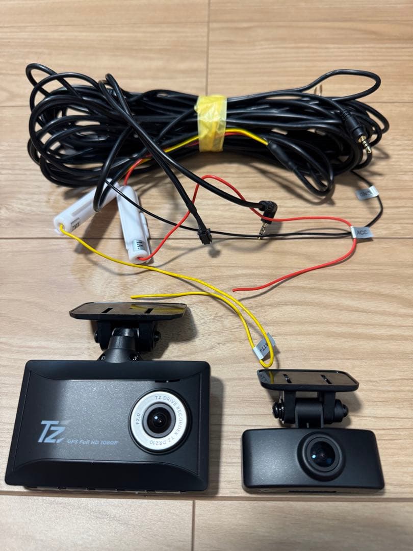 COMTEC コムテック TZ-DR210 ドライブレコーダー 前後カメラ