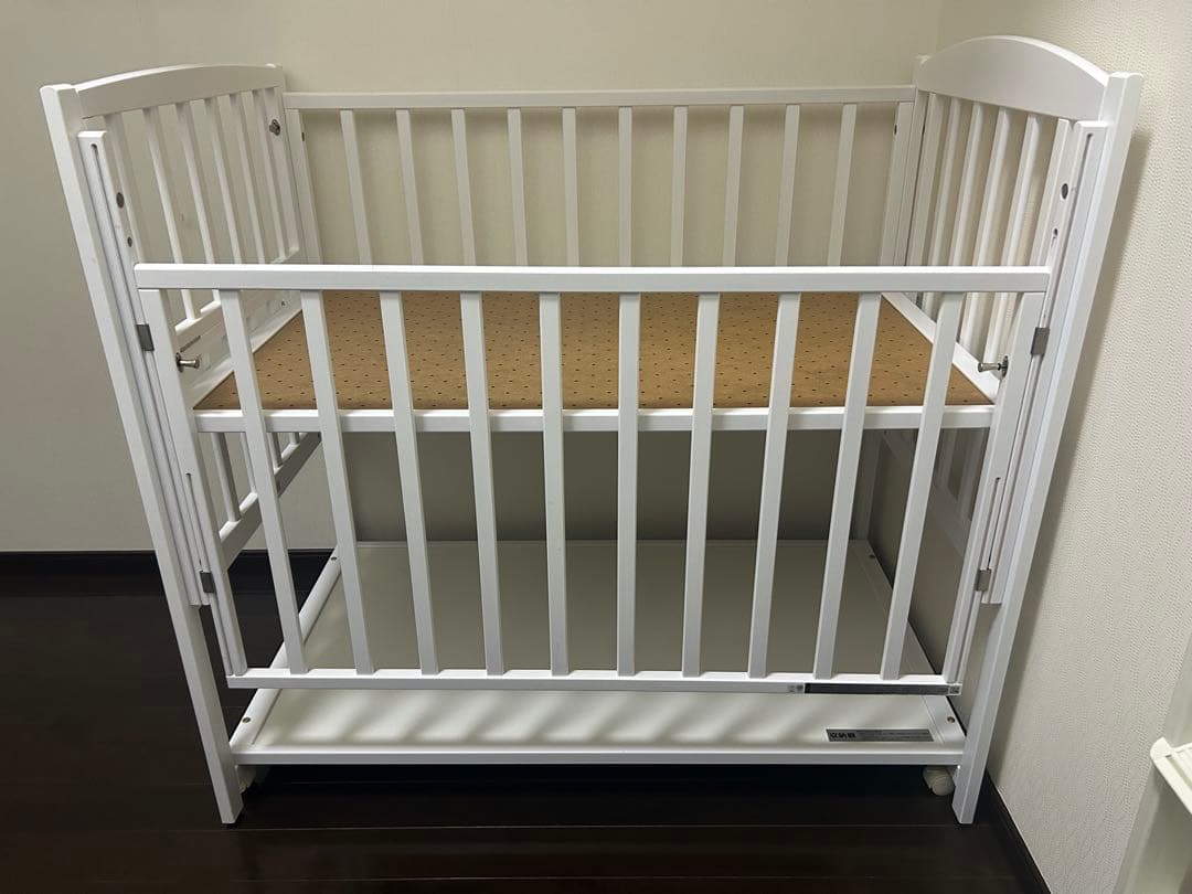 カトージ　ベビーベット　ハイタイプベット　ツーオープン　ホワイト