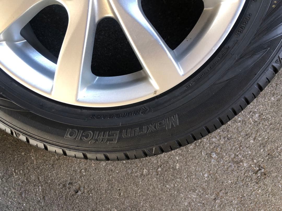 14 インチアルミホイール&タイヤ2本セット ①