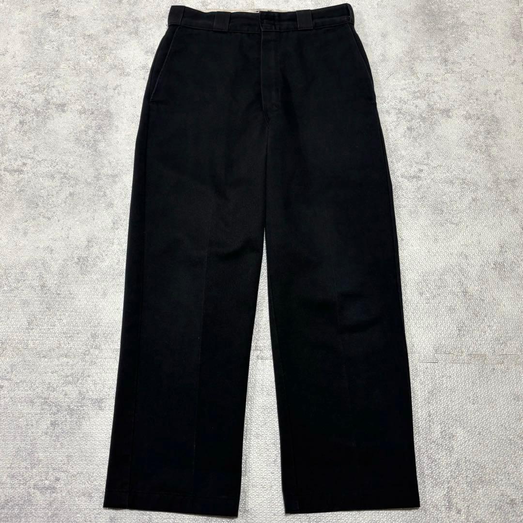 希少❗️早い者勝ち‼️90's ディッキーズ 874 USA製 黒TALONジッパー