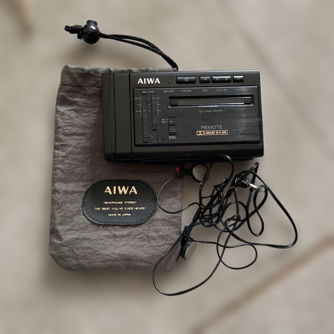 AIWA REMOTE DOLBY B-C NR カセットプレーヤー