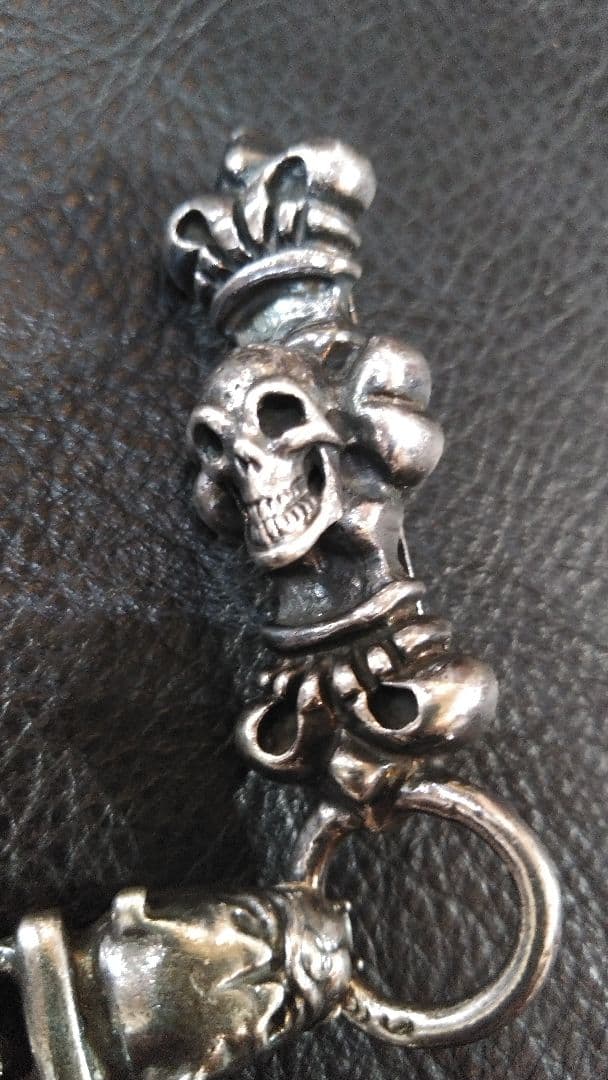 シルバー925 ガボール タイプ ウォレットチェーン ハンガーチェーン 160g