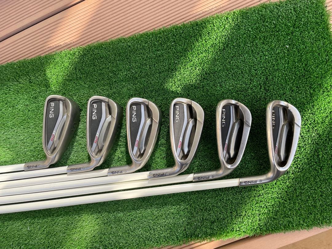PING G25アイアンセット 6本セット （カーボン） ライ角シルバー
