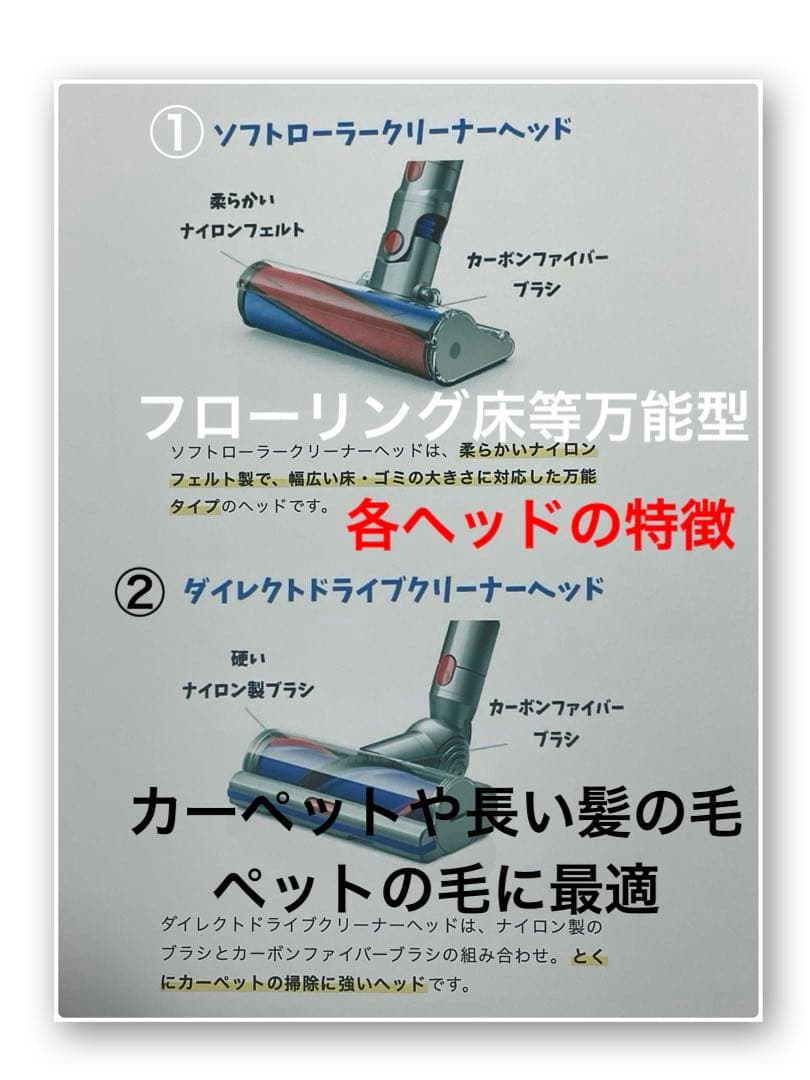 ダイソン③V10SV12新品パイプ ２ヘッドから選択 補強型トリガ　フルパーツ