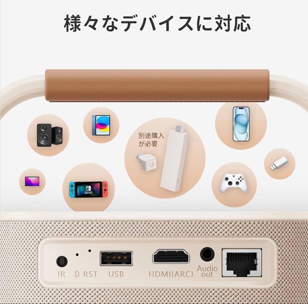 【定価50,000円】Yaber T2 高音質プロジェクター_JBLスピーカー