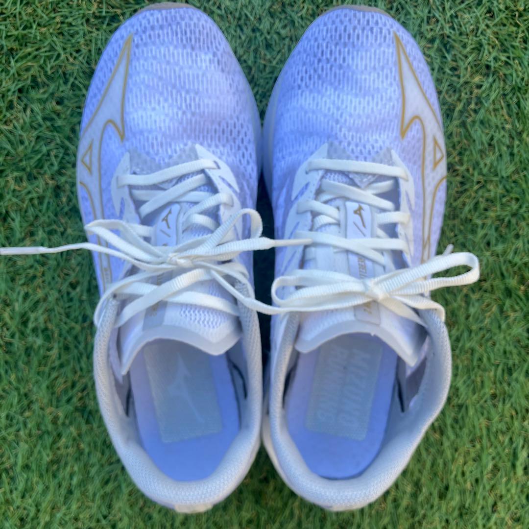 ミズノ ウエーブリベリオンフラッシュ2 WIDEランニングシューズ 25.0cm