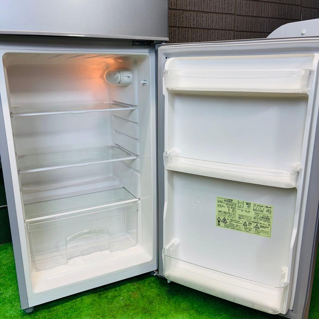 SHARP 118L 冷蔵庫 一人暮らし 2019年製【地域限定配送無料】