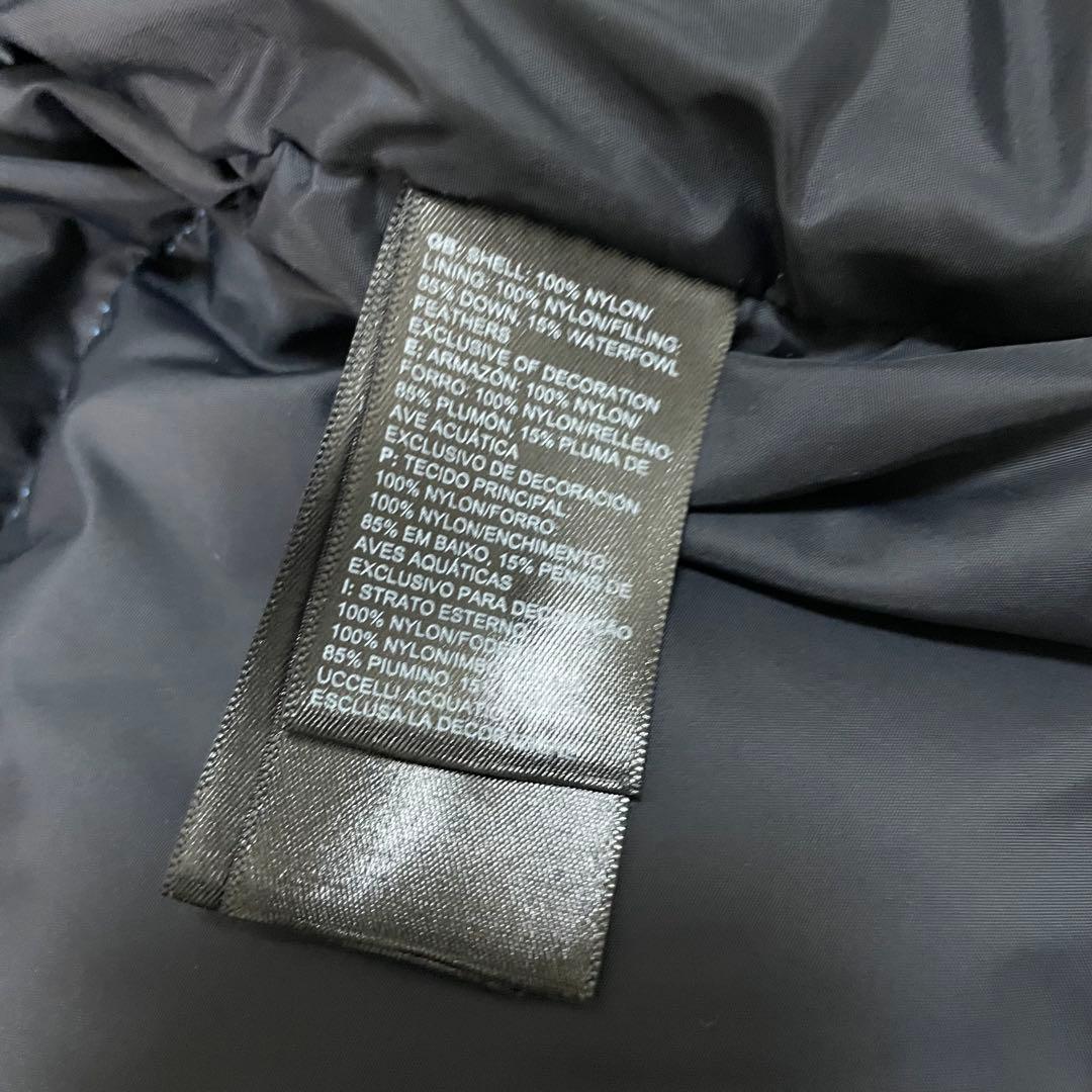 ノースフェイス ダウンベスト アウター レトロ ヌプシ 黒 青 Mサイズ