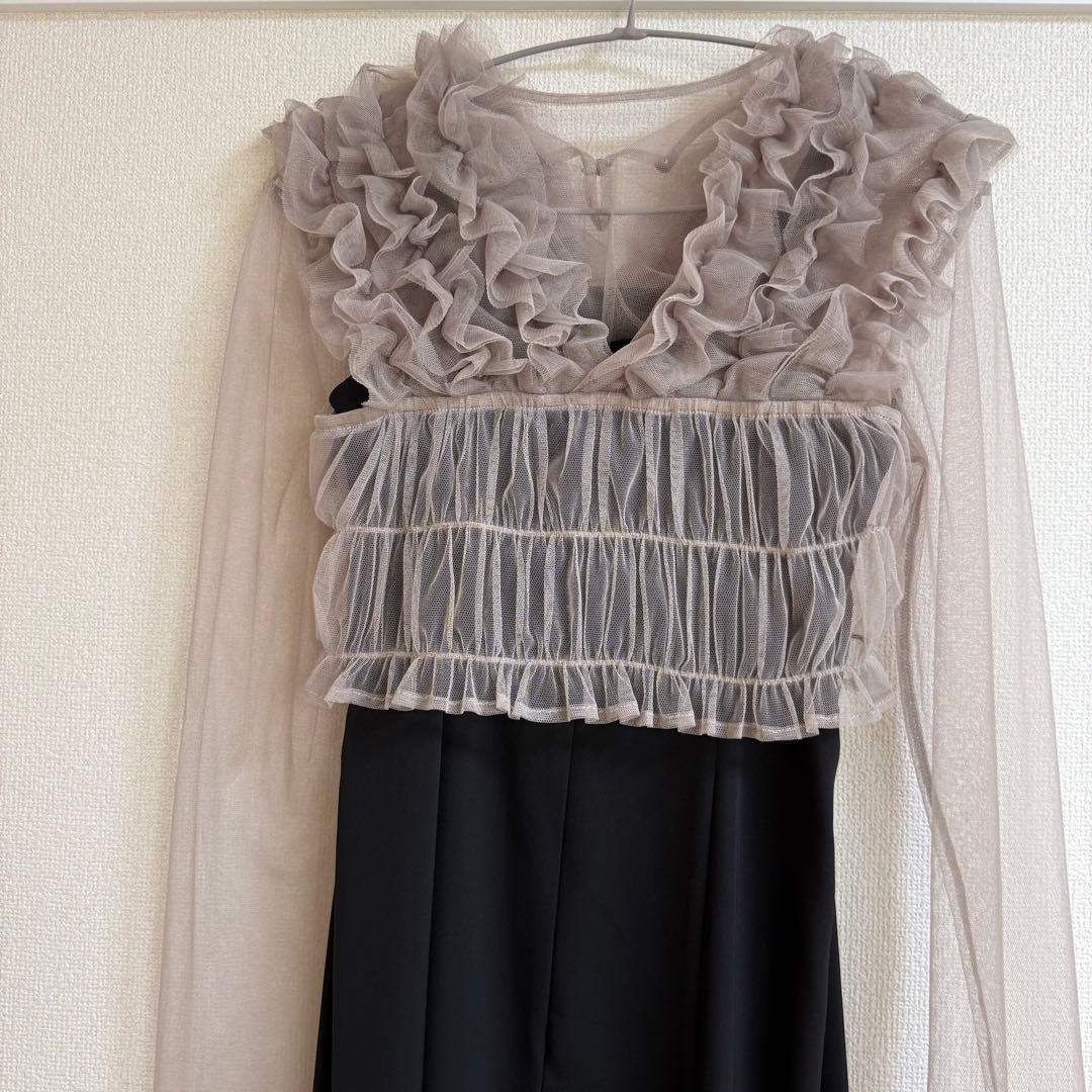 niana フリルドレス 結婚式　パーティードレス オケージョンドレス