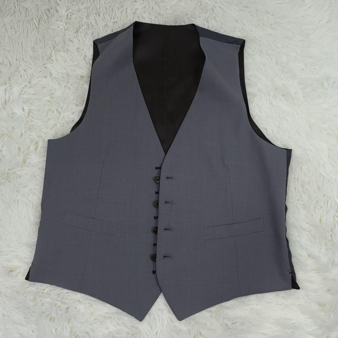 ✨タグ付き未使用✨ 24/7 スーツ セットアップ ベスト 4点 AB7 黒灰