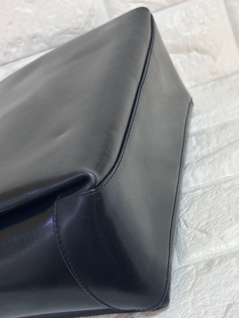 GUCCI カーフハンドバッグ　濃紺