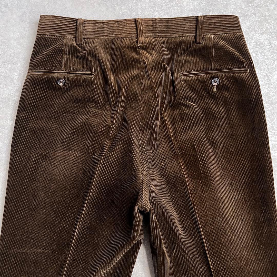 【極美品】ポロラルフローレン コーデュロイスラックスパンツ ブラウン 85
