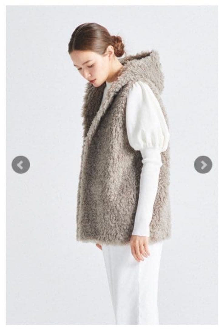 yori プードルフードジレ　ベスト　グレー