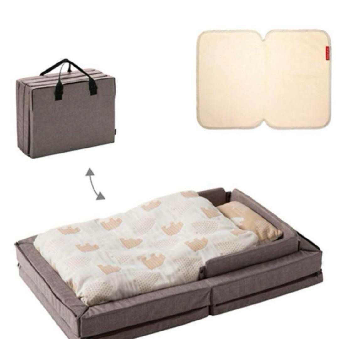 【美品✨】ファルスカ コンパクトベッドフリー メランジブラウン