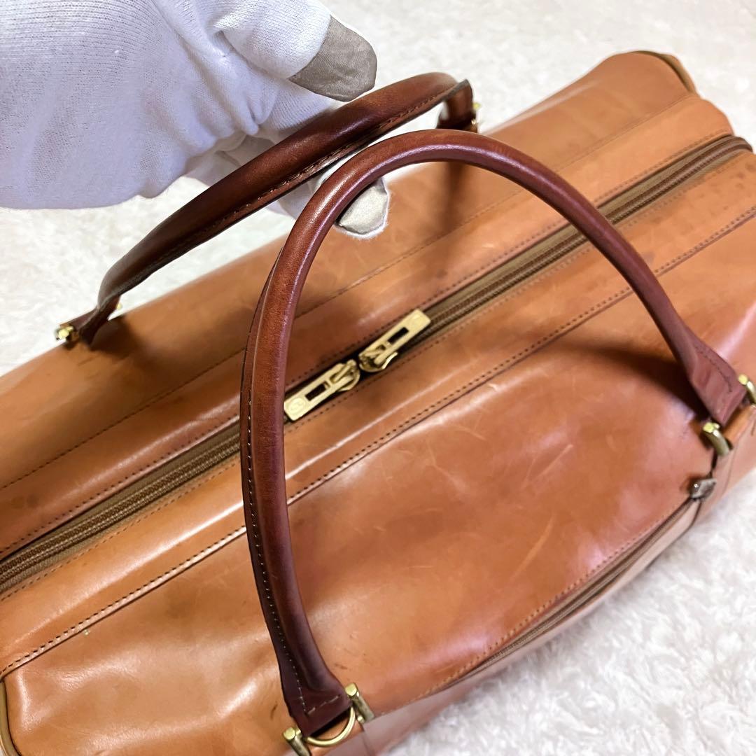 ハートマン HARTMANN 本革 ヌメ革 ボストンバッグ オールレザー