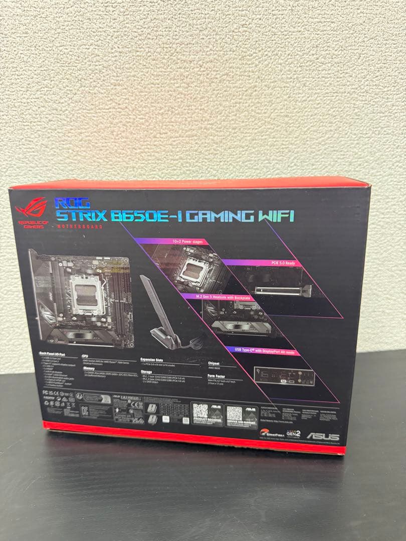 ASUS ROG Strix B650E-I ゲーミング WiFi AM5 D5