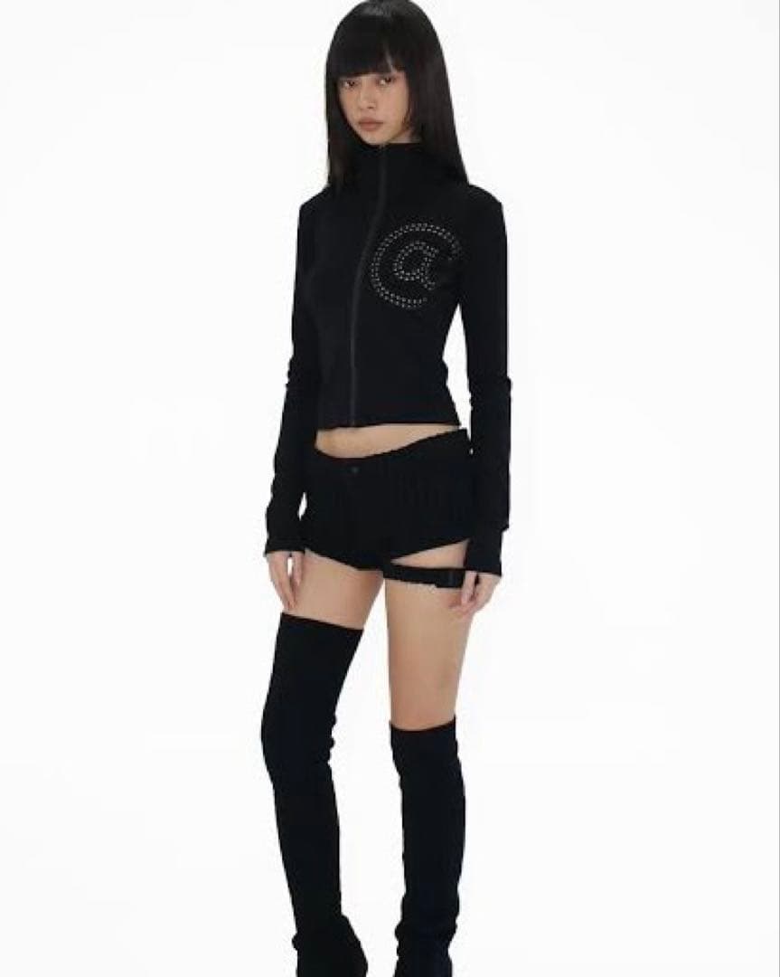 (サイズ1) bonnae strap micro shorts (Black)