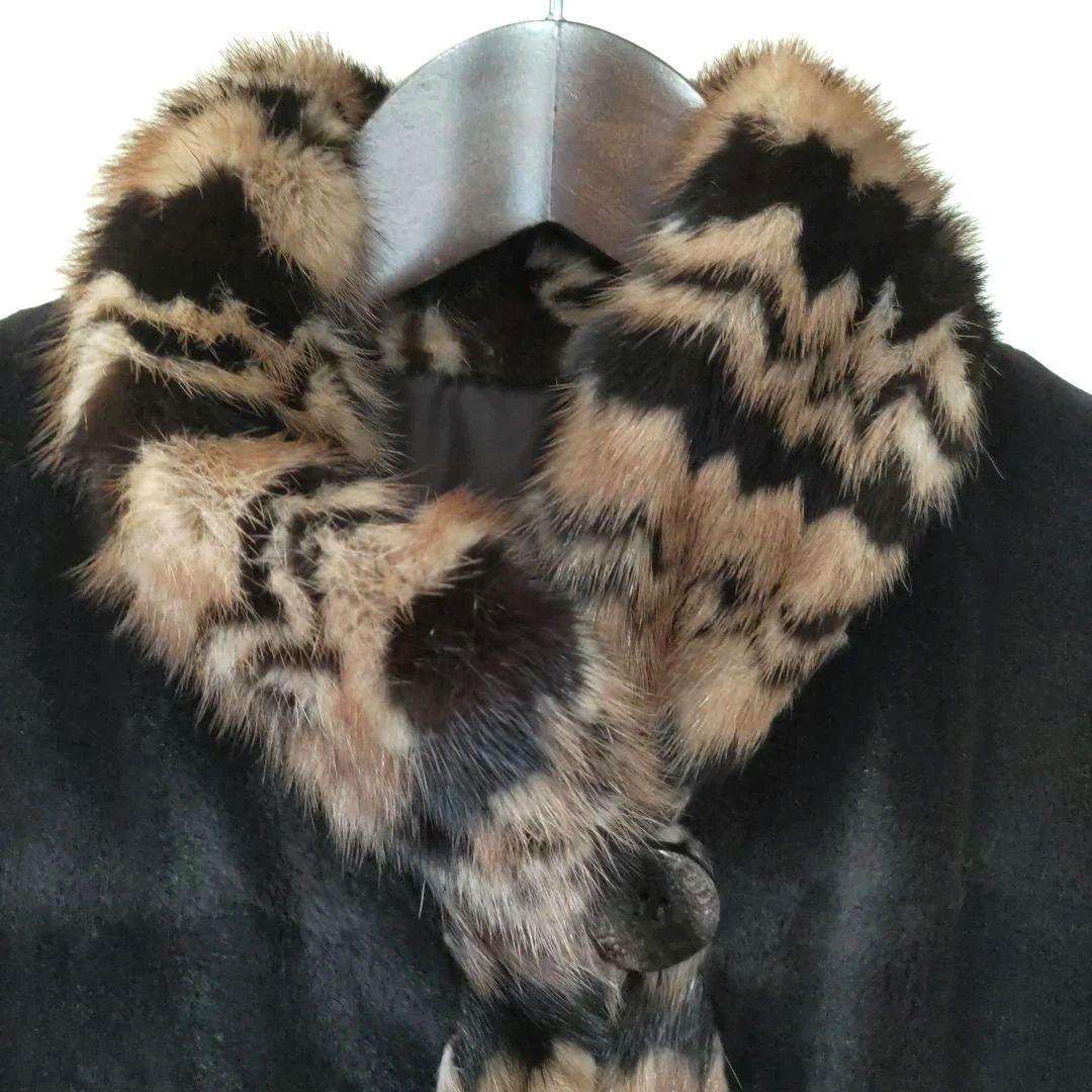 リバーシブルコート ファー付き