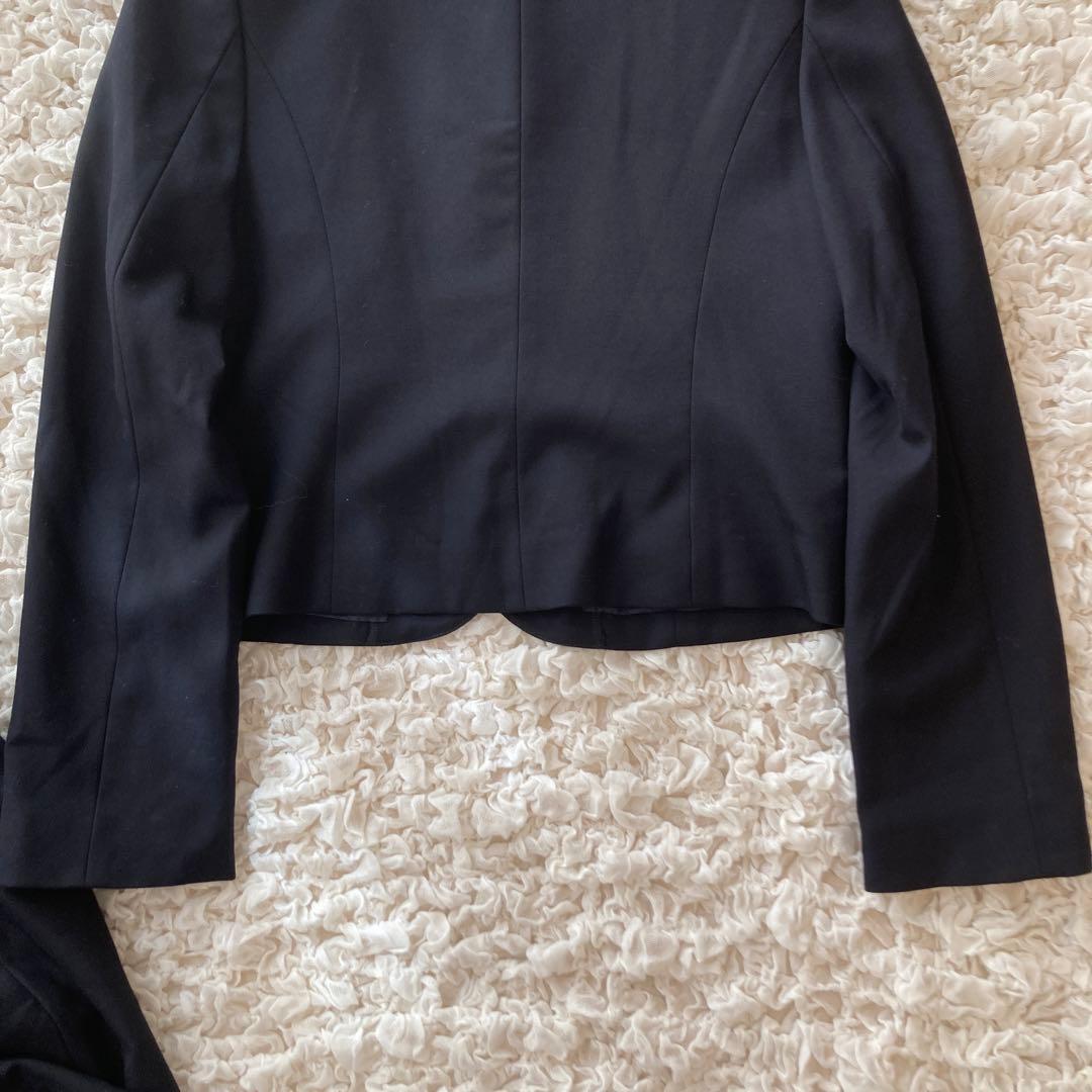 未使用級　ポンポネットジュニア　160 ワンピース　ジャケット　卒服　襟　受験