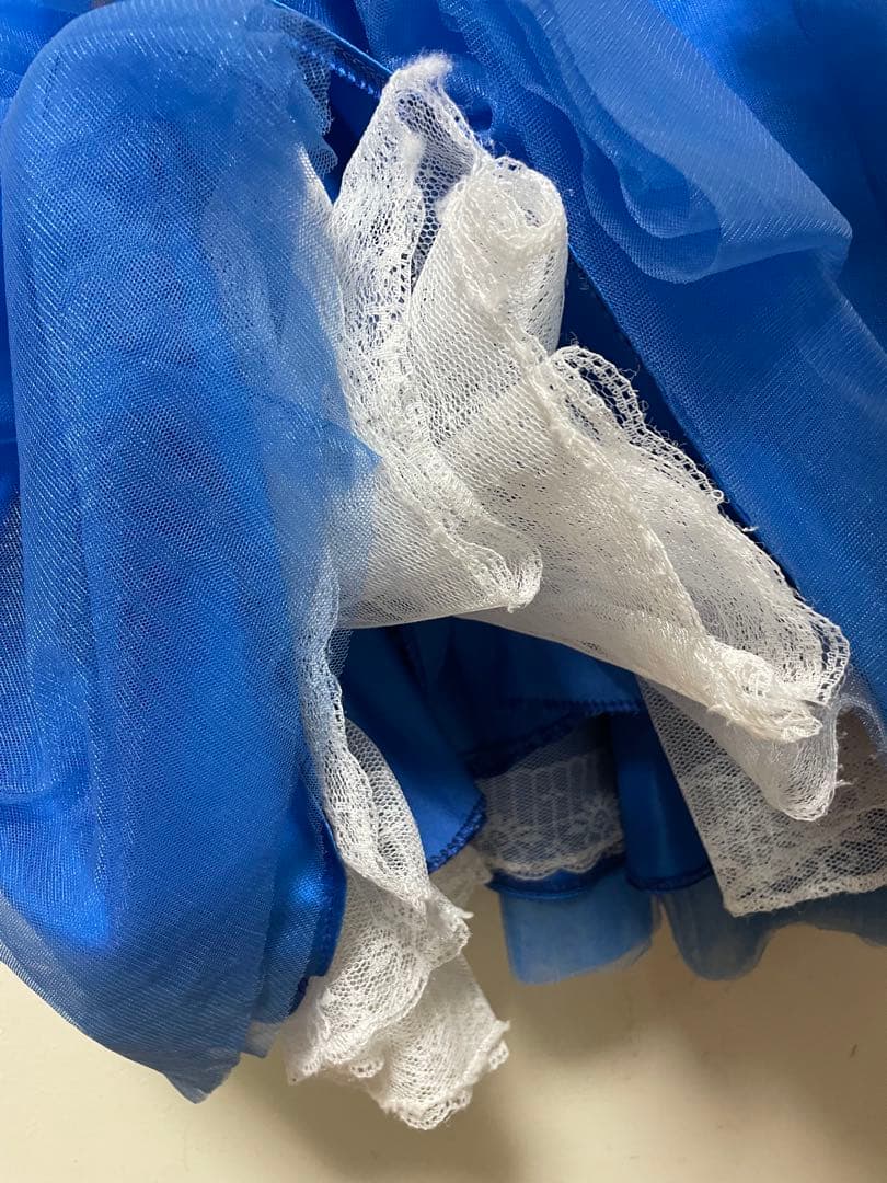 青いレースドレス（100cm~）