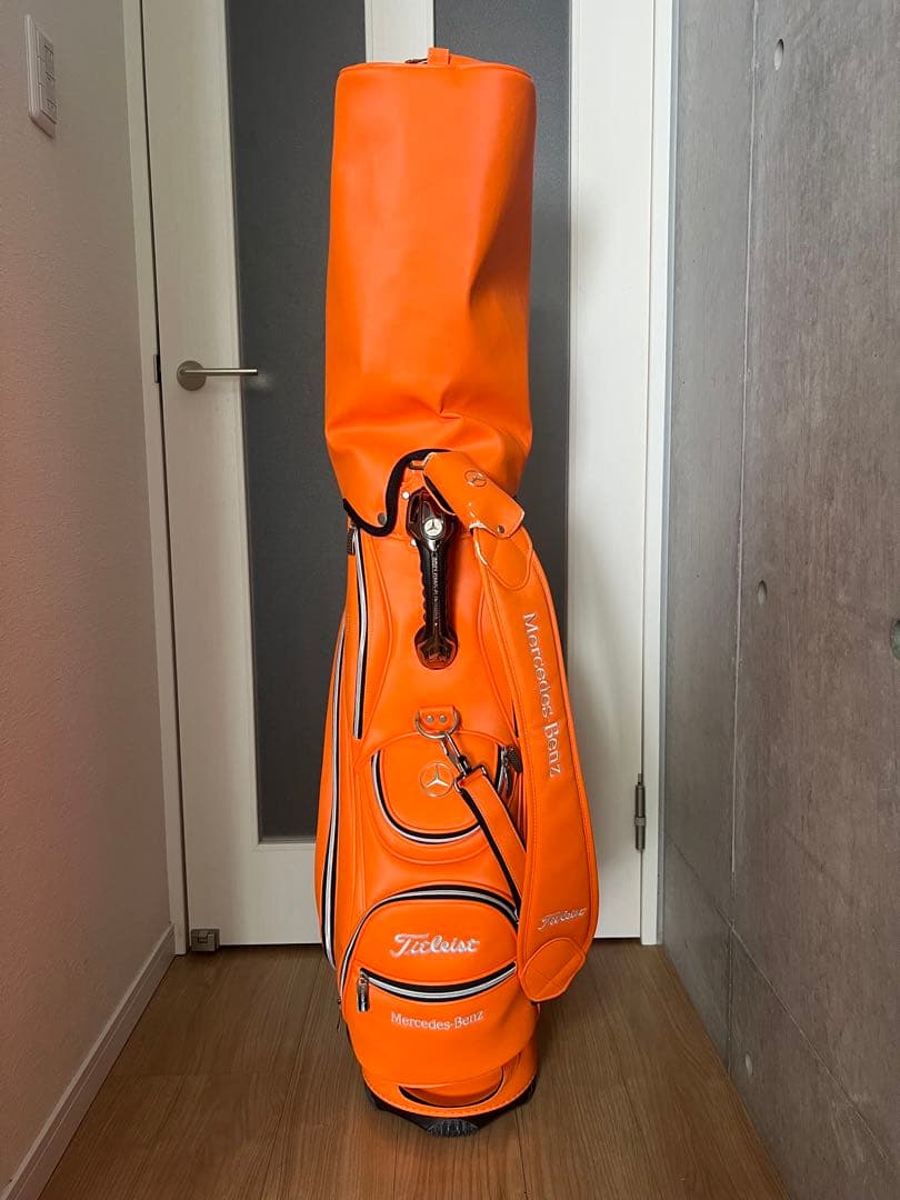 SUKE 　Titleist オレンジ キャディバッグ メルセデス・ベンツ