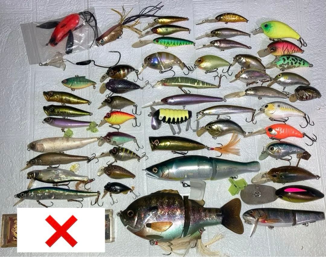 ルアー　セット　メガバス　ジョイクロ　ブルシューター　ポップXなど