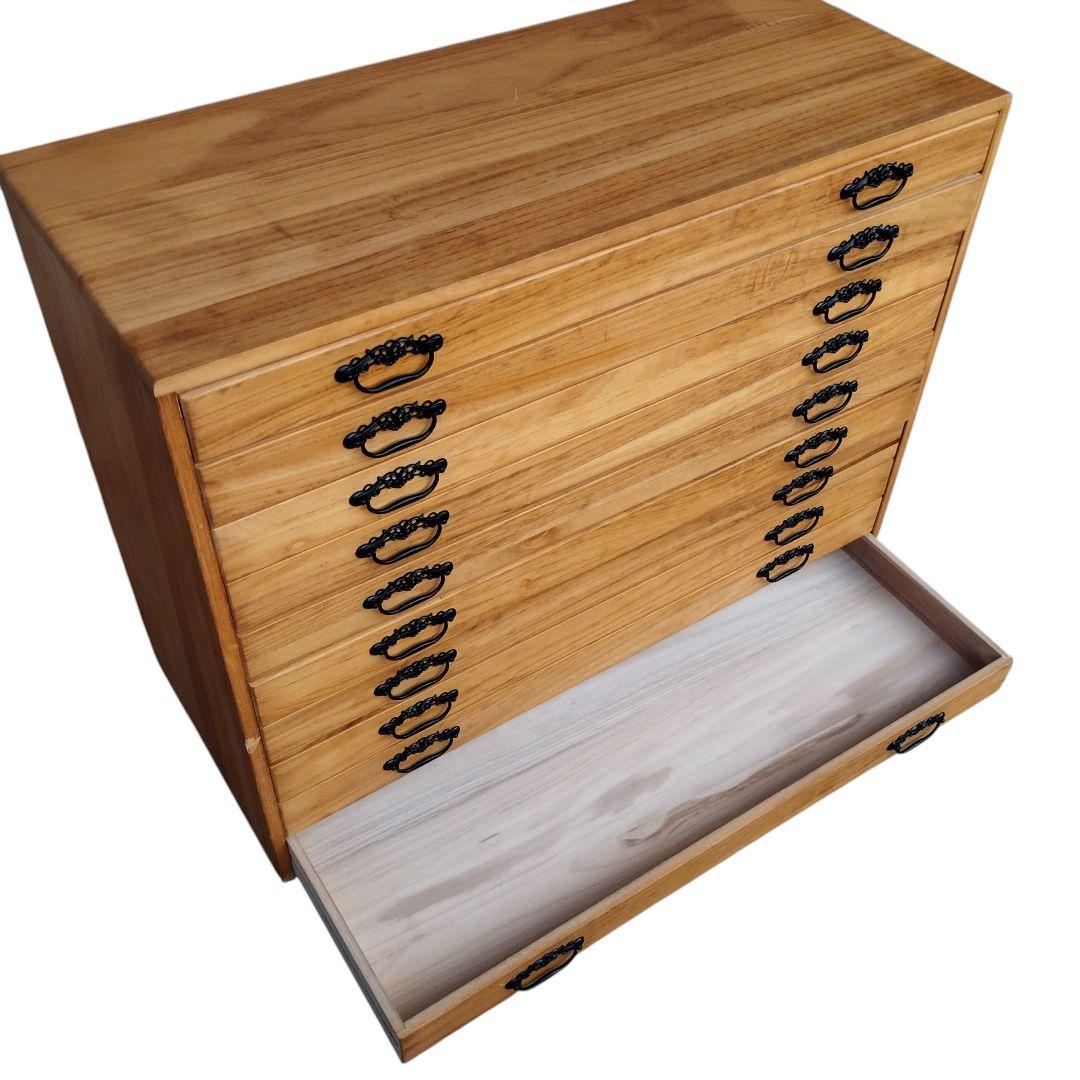 桐箪笥 桐たんす 10段 和服 着物 衣裳箱 アンティーク