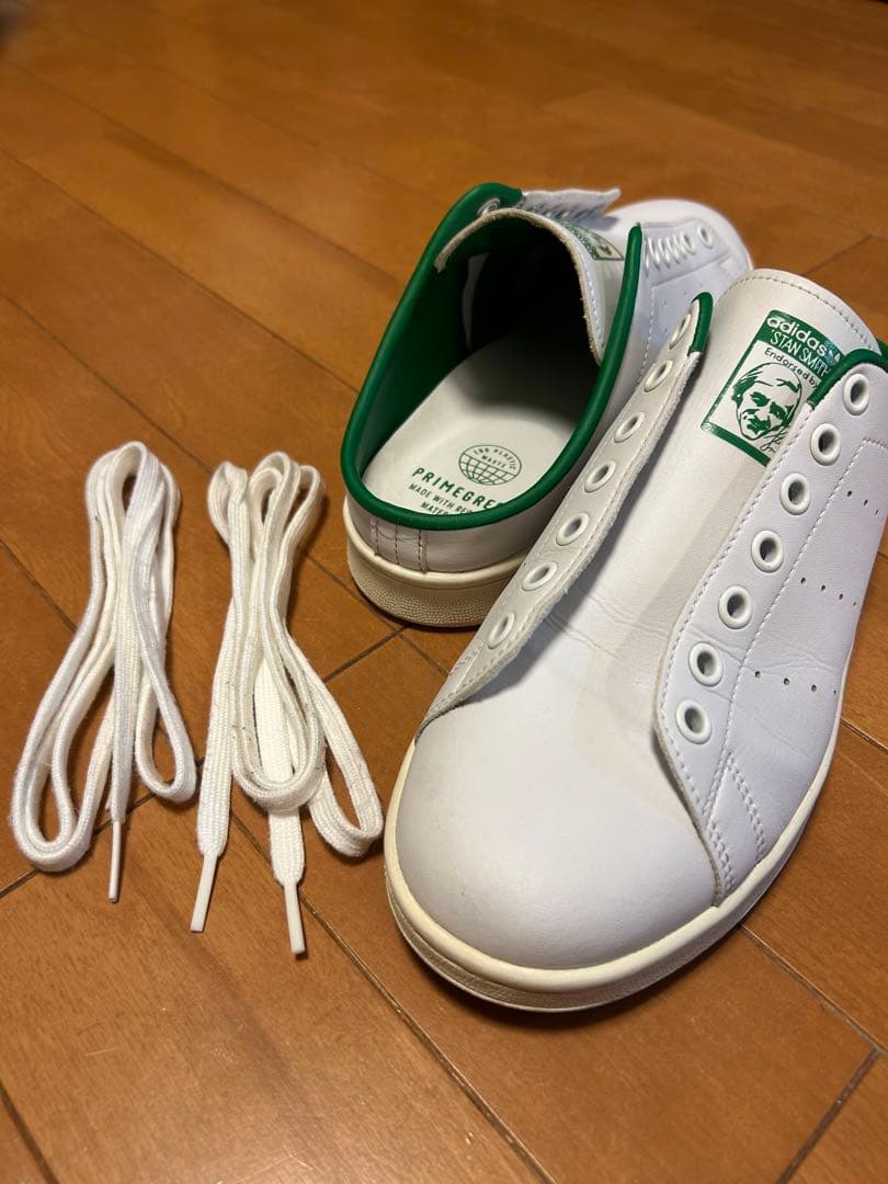 adidas Stan Smith ミュール　ホワイト/グリーン