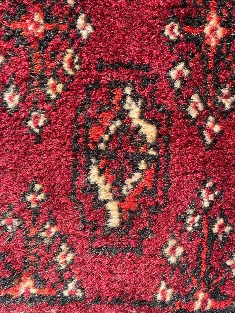 《 Vintage Rug 》トルクメンラグ　トライバル　アフガン　幾何学模様