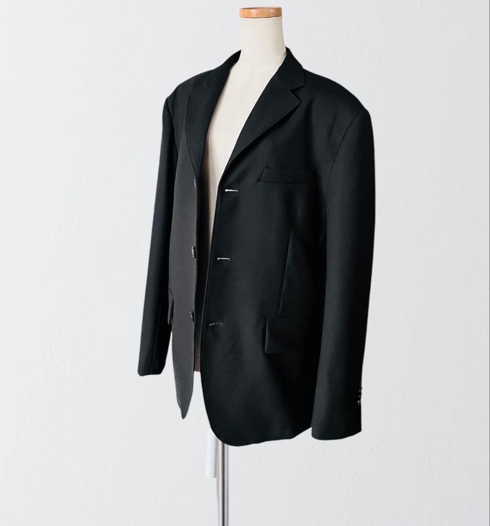 TELA イタリア製 ウール テーラード サイドベンツ ジャケット M 黒
