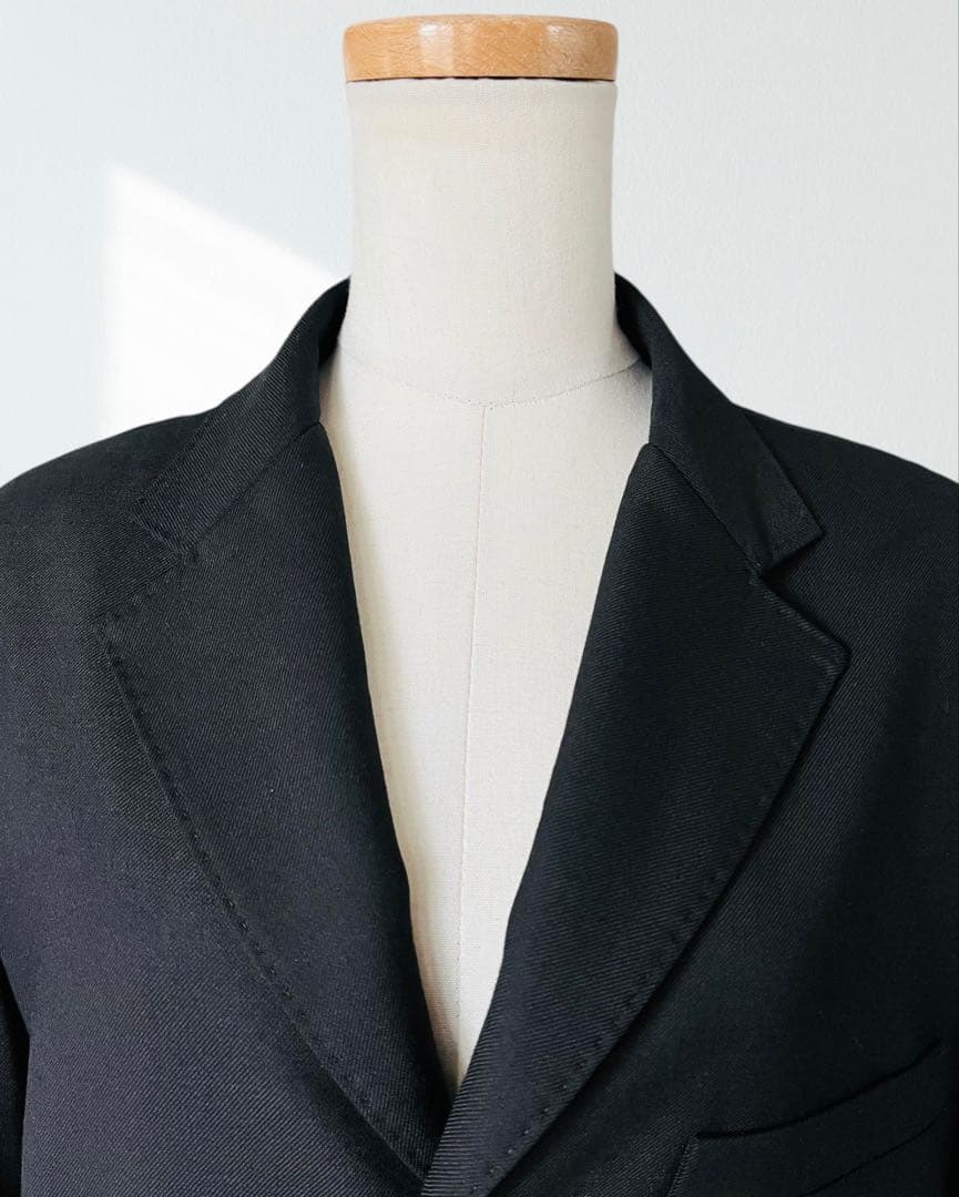 TELA イタリア製 ウール テーラード サイドベンツ ジャケット M 黒