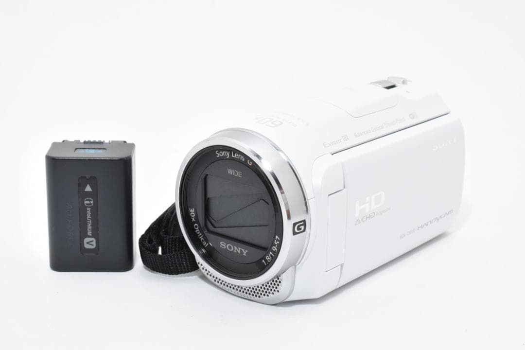 美品 ソニー　SONY HDR-CX680 ホワイト 1426