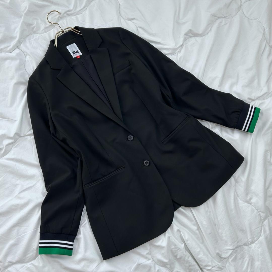 美品 WAAC ワック WOMENS プラミカル2WAYジャケット ブラック