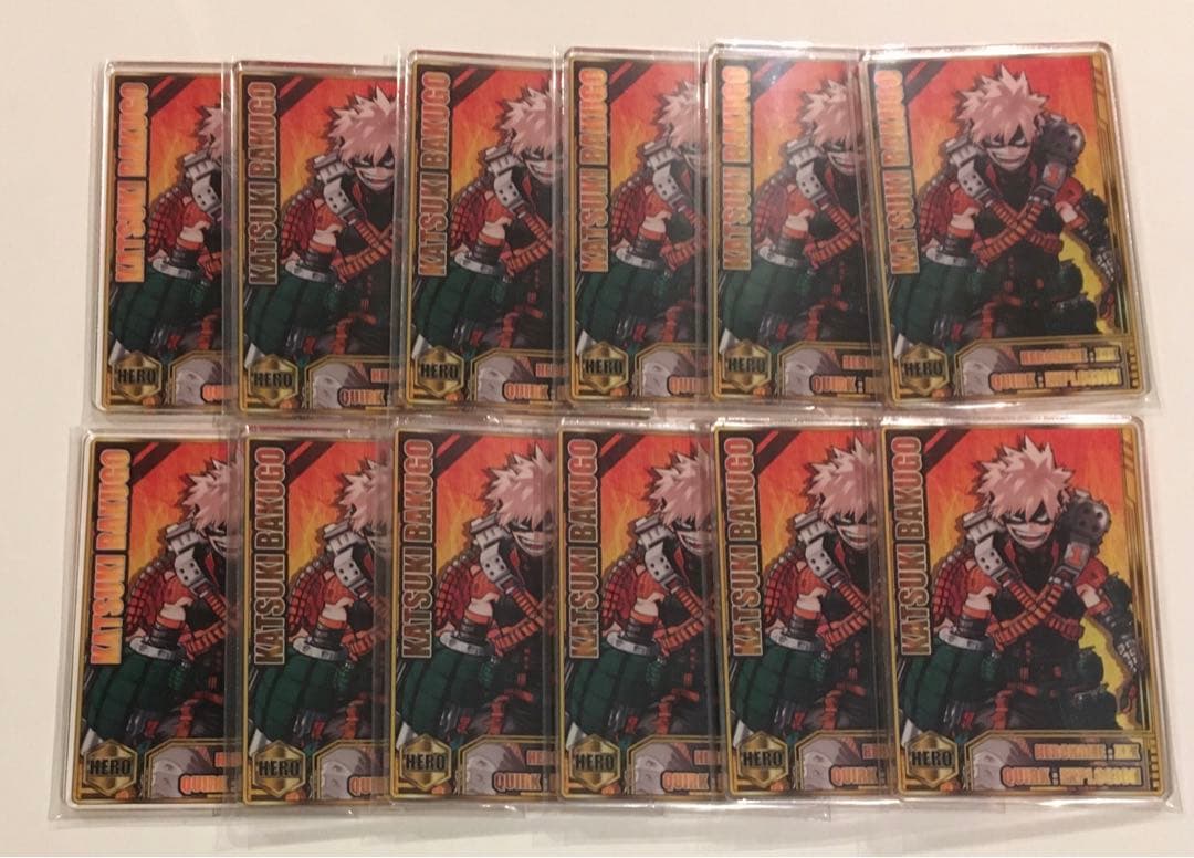 爆豪　ステータスカード　ヒロアカ