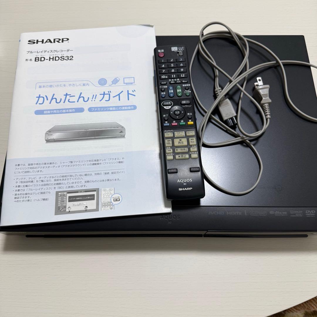 SHARP ブルーレイレコーダー BD-HDS32
