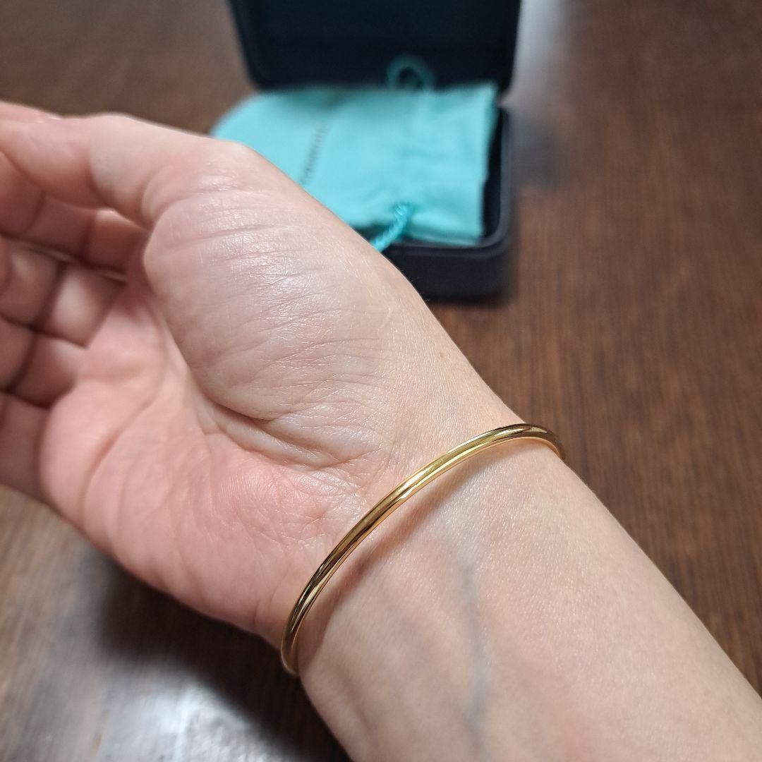 Tiffany & Co. ゴールドワイヤ バングル