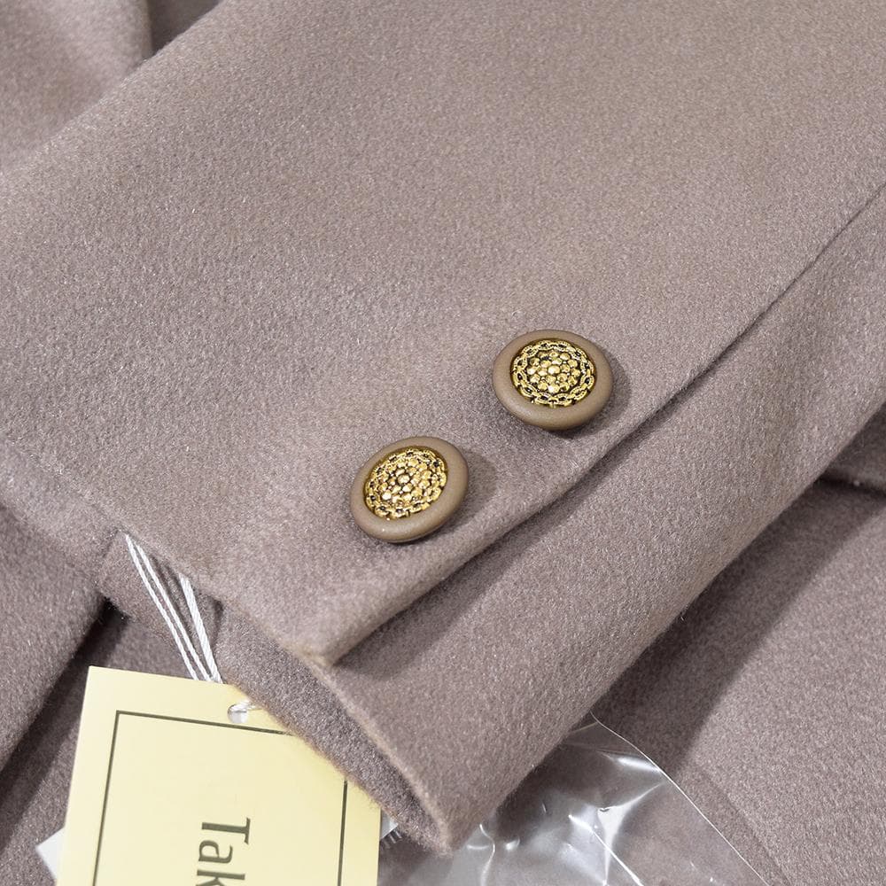 高島屋 Takashimaya カシミヤ100％ ジャケット 9AR 金ボタン