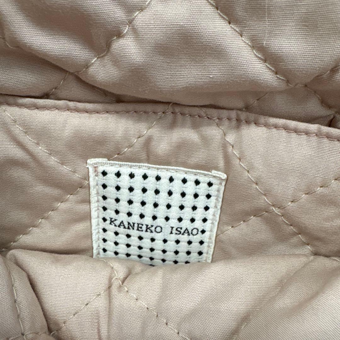 kazu☆カネコイサオ 総ピコフリルがま口ポシェット/ベージュバッグ2点